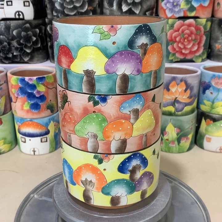 正品花盆,手绘花盆