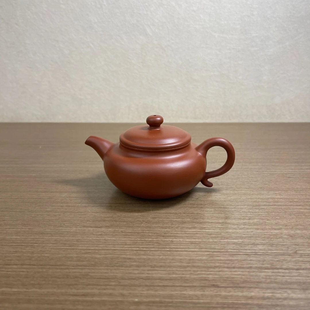 120cc仿古壶潮州原矿朱泥手工茶壶家用手拉壶茶具功夫茶器
