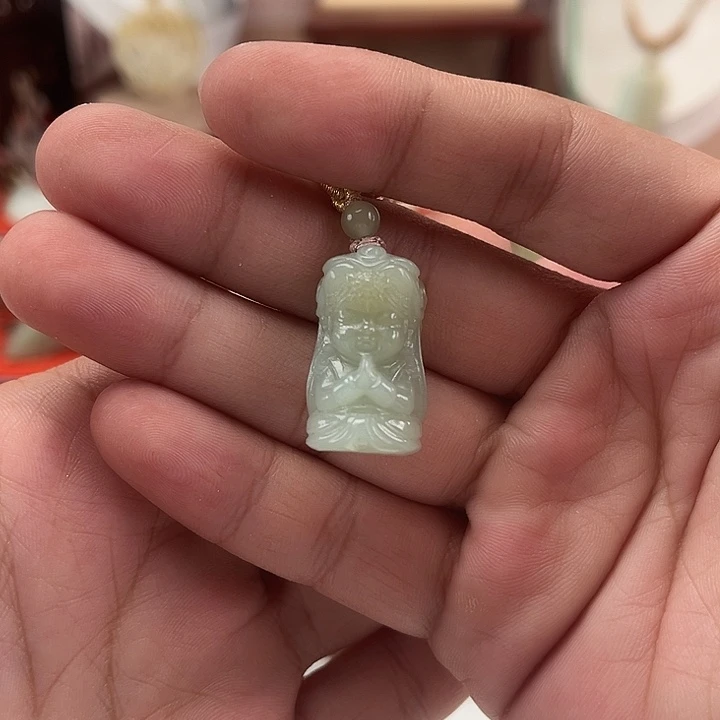 颈饰未镶嵌和田玉扎基拉姆