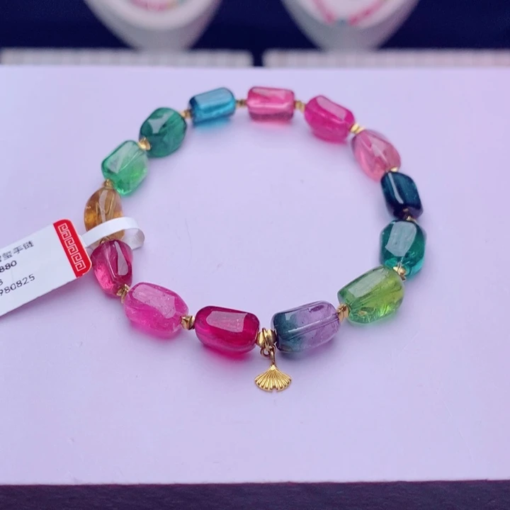 碧玺手链未镶嵌糖豆手链yy