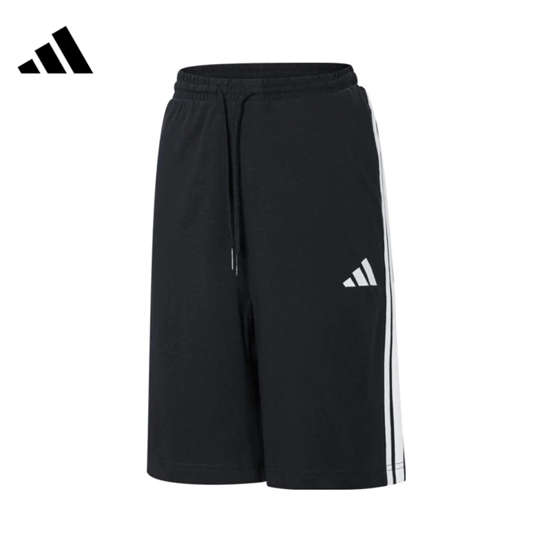 阿迪达斯Adidas秋冬男子运动休闲五分裤短裤JE6405