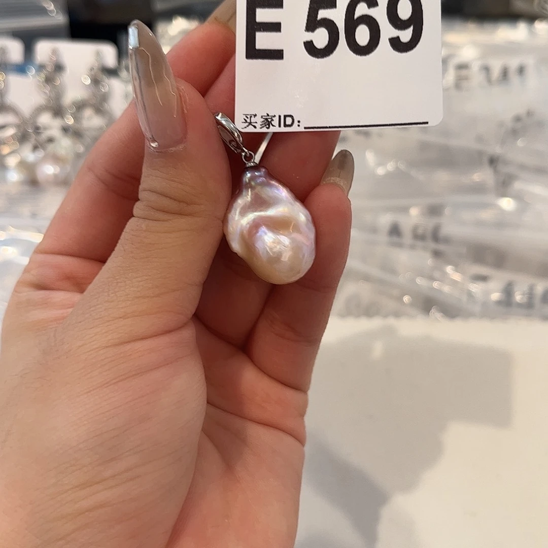 合金淡水珍珠耳饰