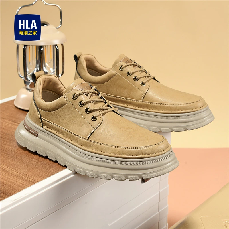 海澜之家男鞋2025新款秋季透气运动休闲鞋轻质潮流减震百搭工装鞋