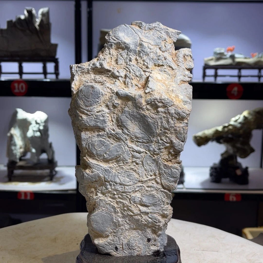 用***6石材灵璧奇石文化