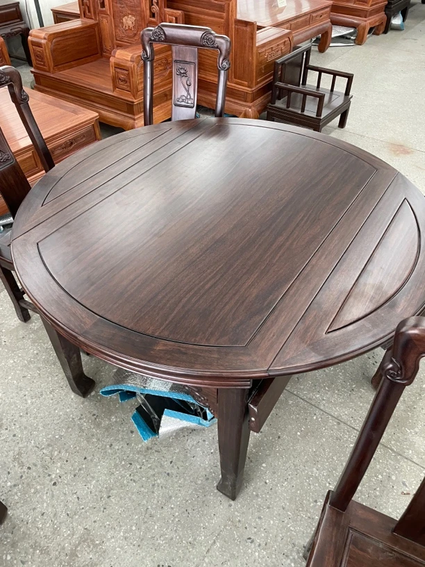 新中式全原木伸缩跳台1台6椅