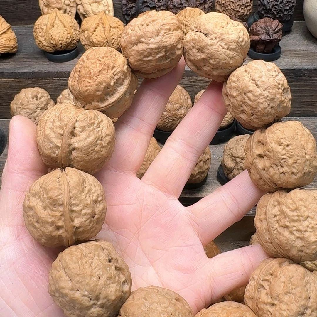 文玩核桃吊坠颠*6钢炮手持34尺寸