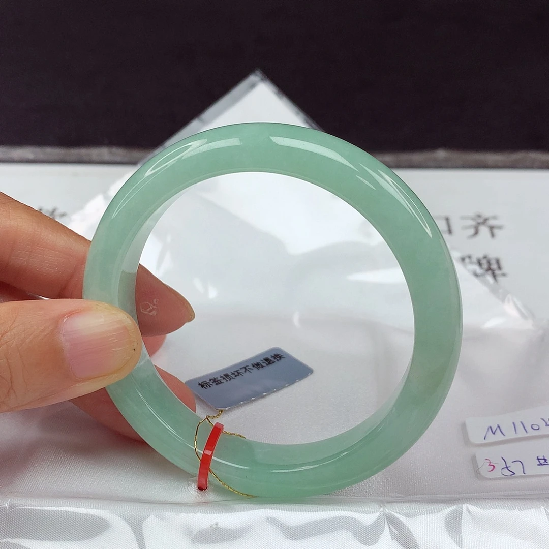 翡翠手镯未镶嵌57圈0464