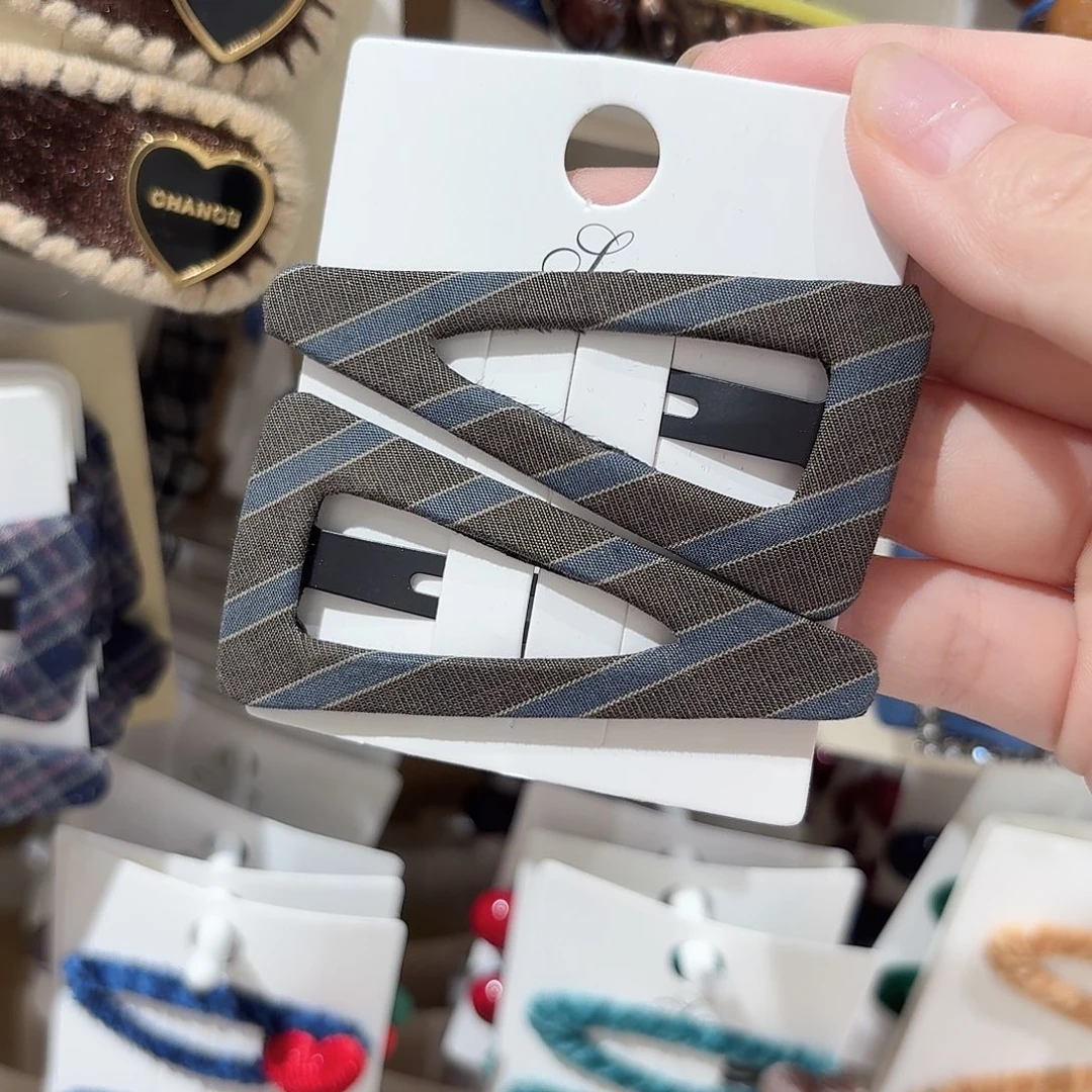 非金属布艺条纹三角拜拜