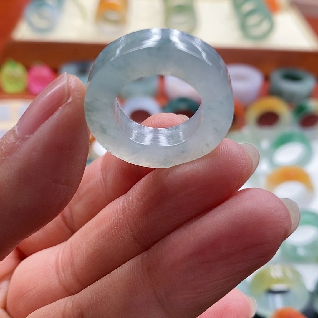 定制翡翠未镶嵌9-15圈口