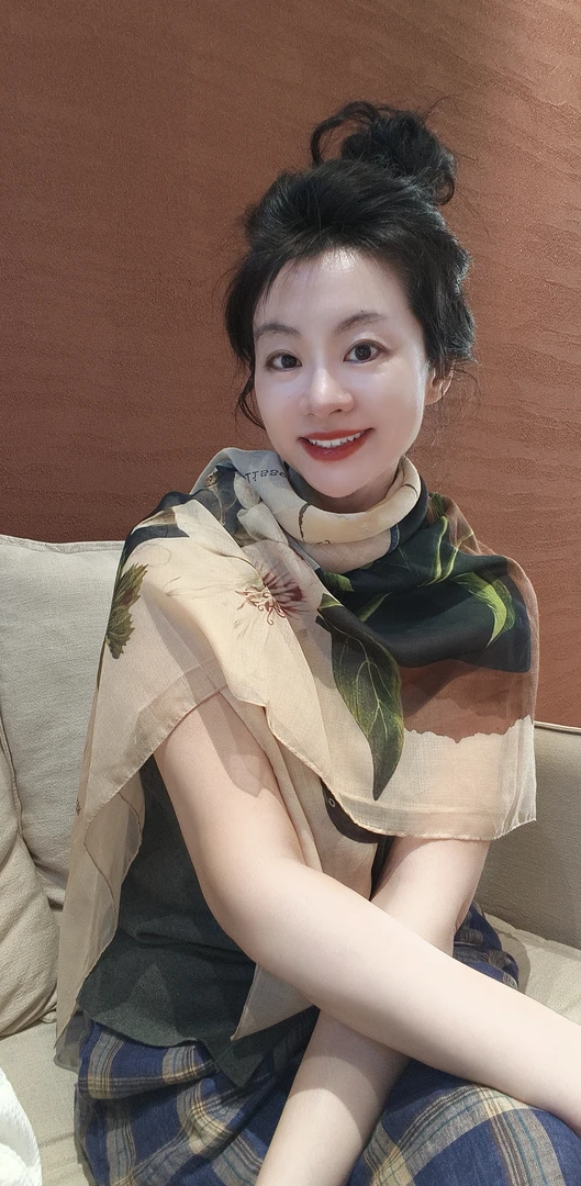 【浪漫邮件】薄滴柔滴108*108亲肤大巾轻薄舒适披肩围巾