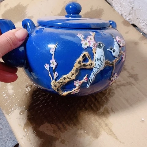 茶壶绿泥宜兴紫砂全手工制作工艺清