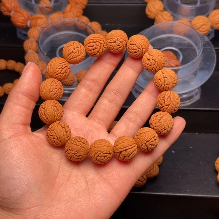 桃核手串绣球桃核15