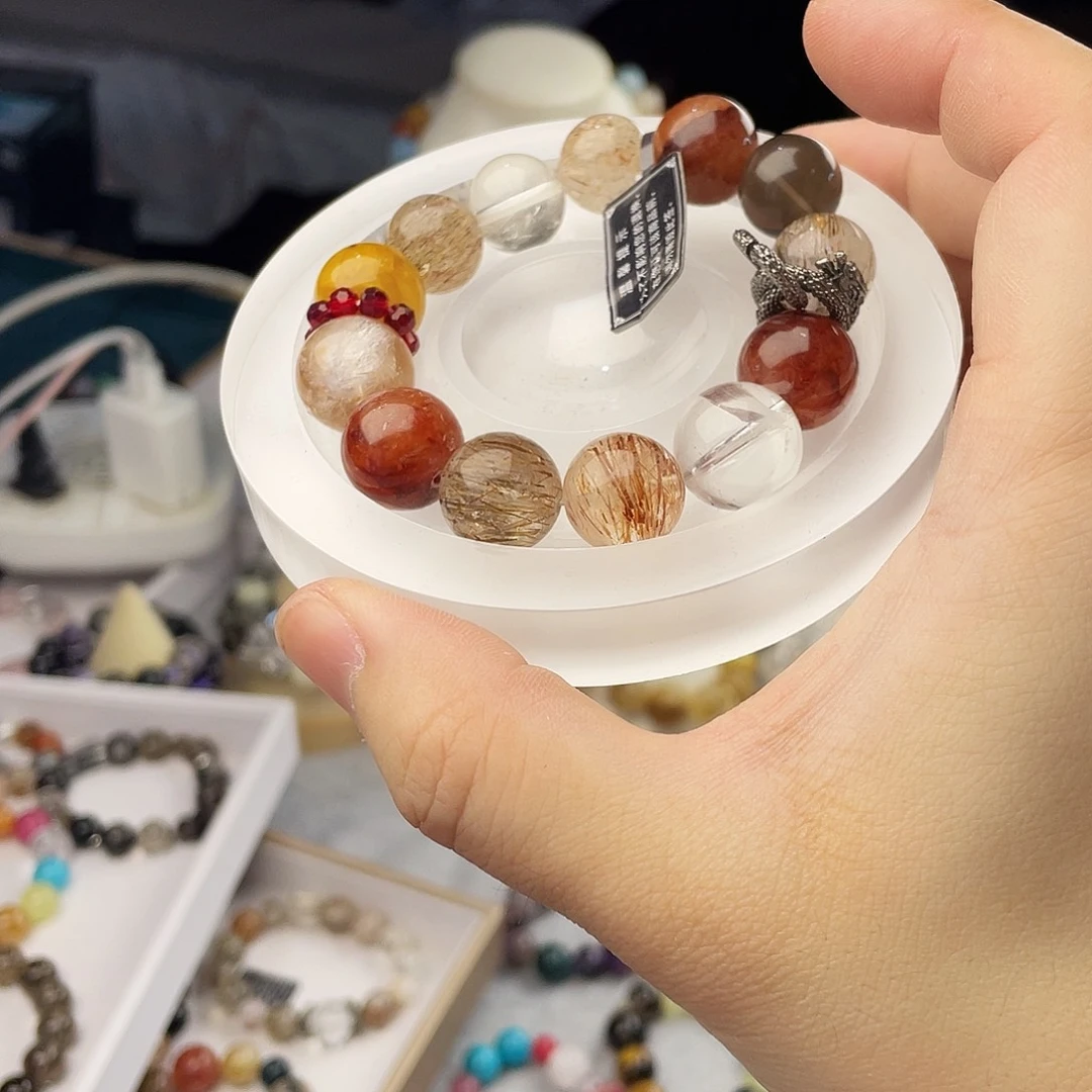 水晶银S925镶嵌手链