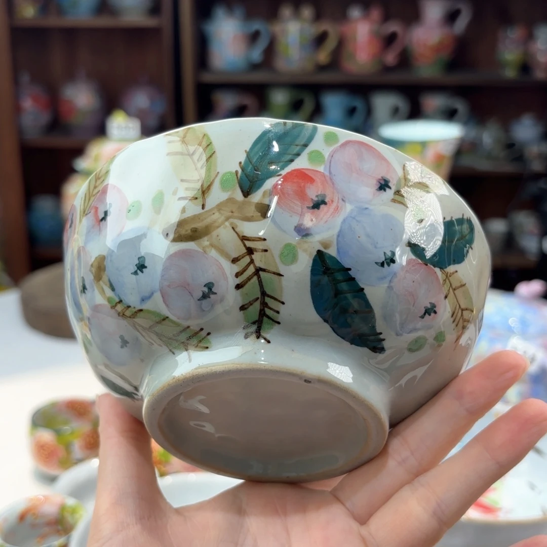 景德镇手绘高温釉下彩陶瓷茶具