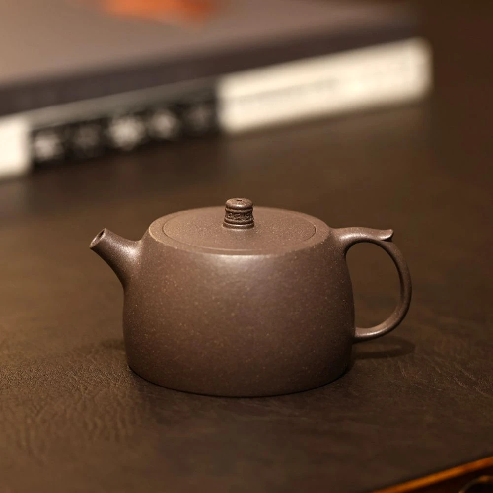 见心茶器体验款 境铎壶 160cc 全砂性青灰泥精工之作摩李寒勇同款