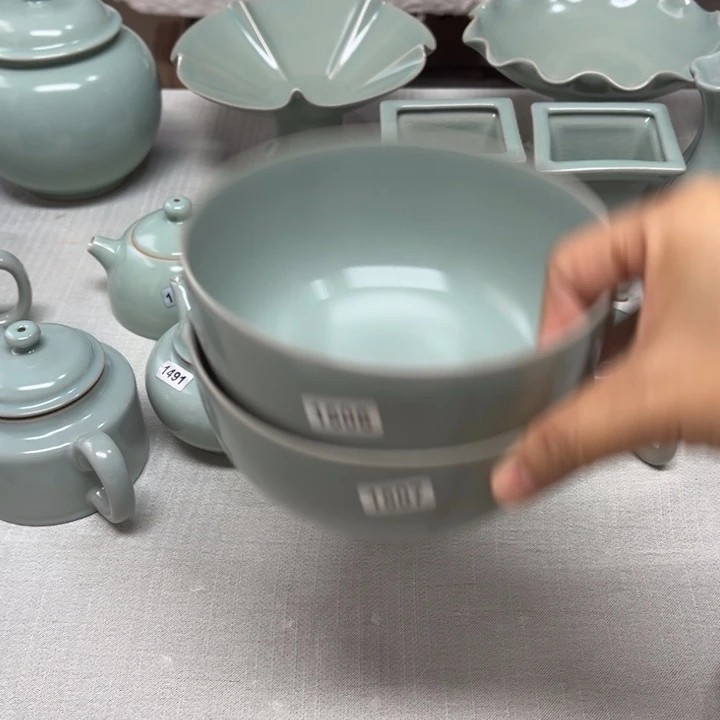 茶***舍汝瓷15061507 ，青鸾汝瓷原矿釉