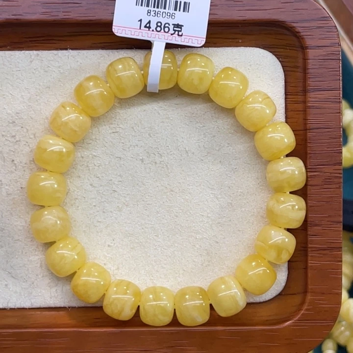 蜜蜡未镶嵌手链蜜蜡