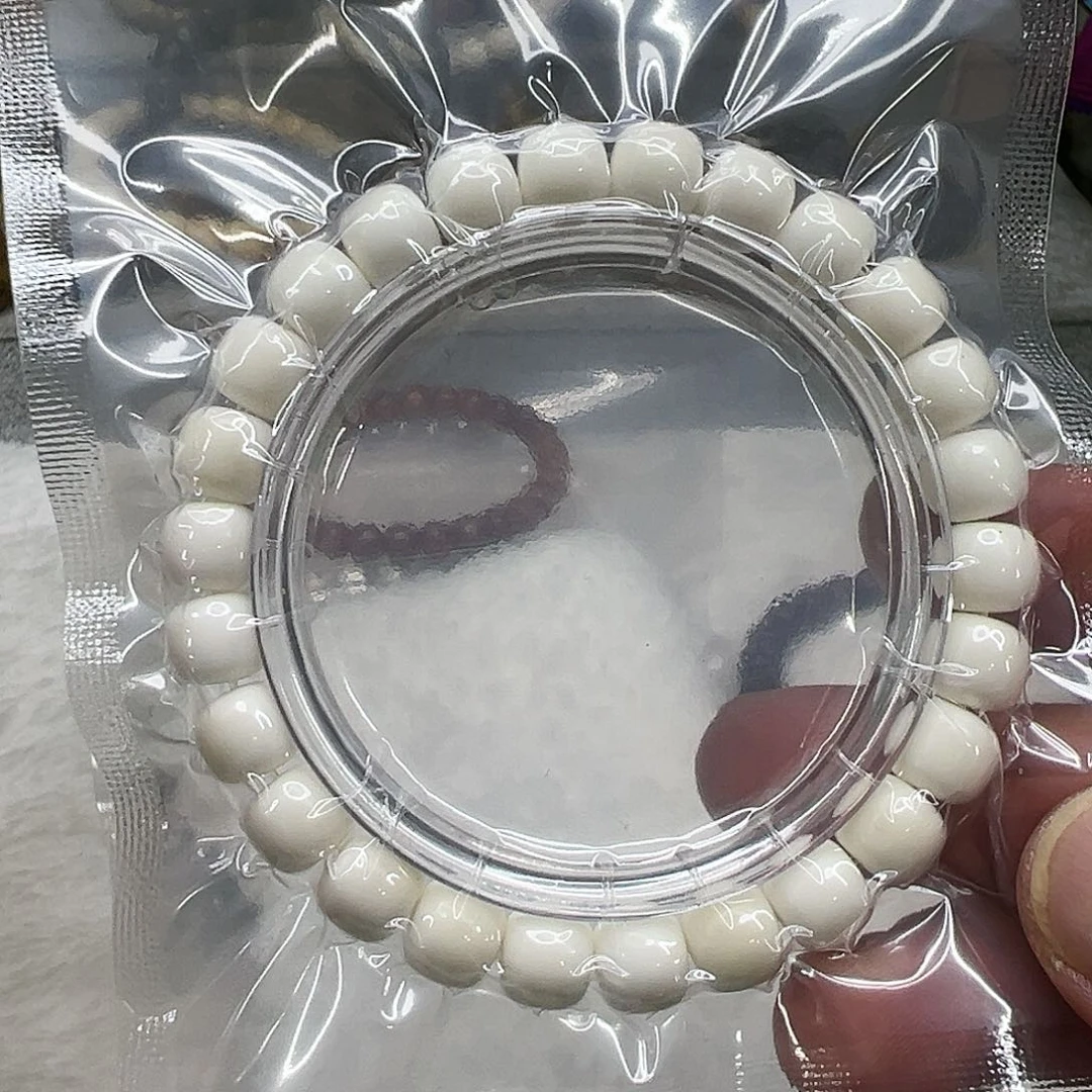 星月菩提手串15骑士白菩提单圈0.9