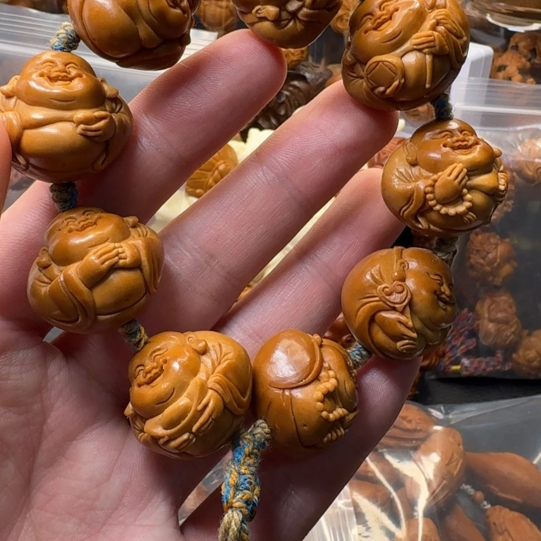 手串/手链橄榄核特价清仓 尺寸25光背弥勒