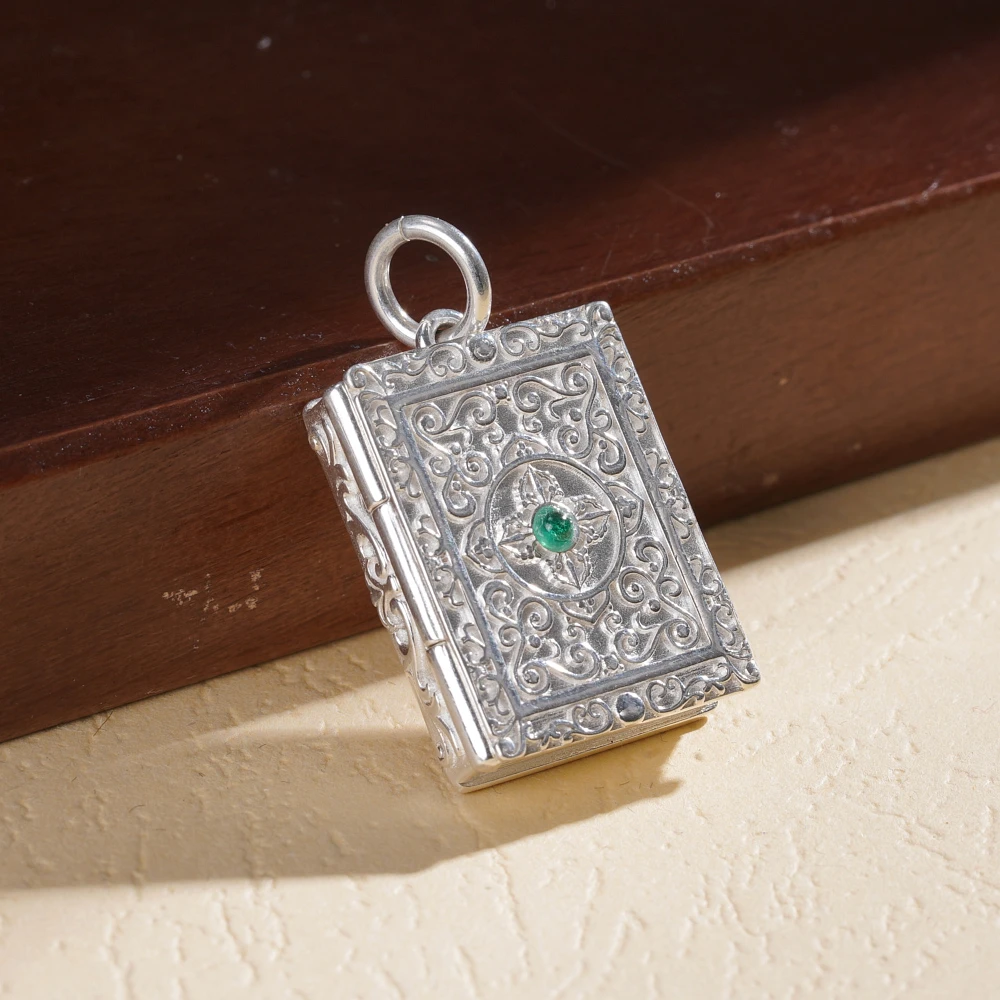 吊坠925银 云丹拉姆丨21度母吊坠多样性发其一