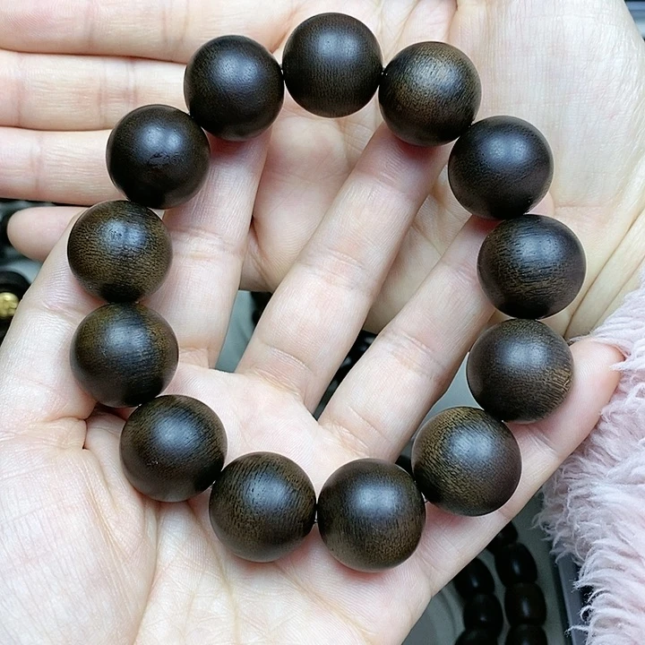 沉香手串胸***团越南芽庄白棋楠