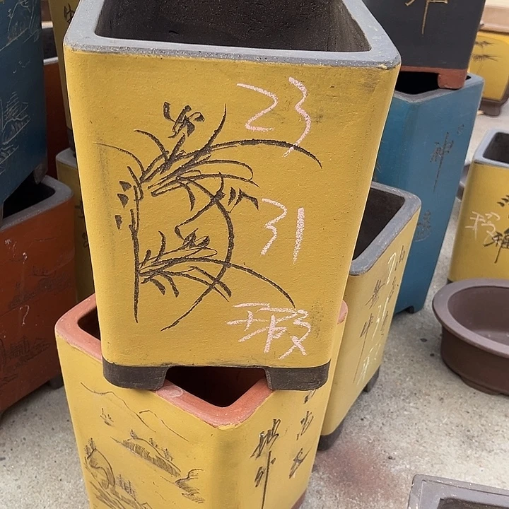 紫砂花盆透气花盆