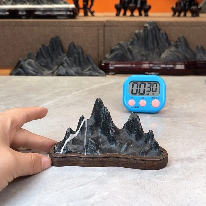 茶宠用****6奇石茶宠鱼缸文房摆件