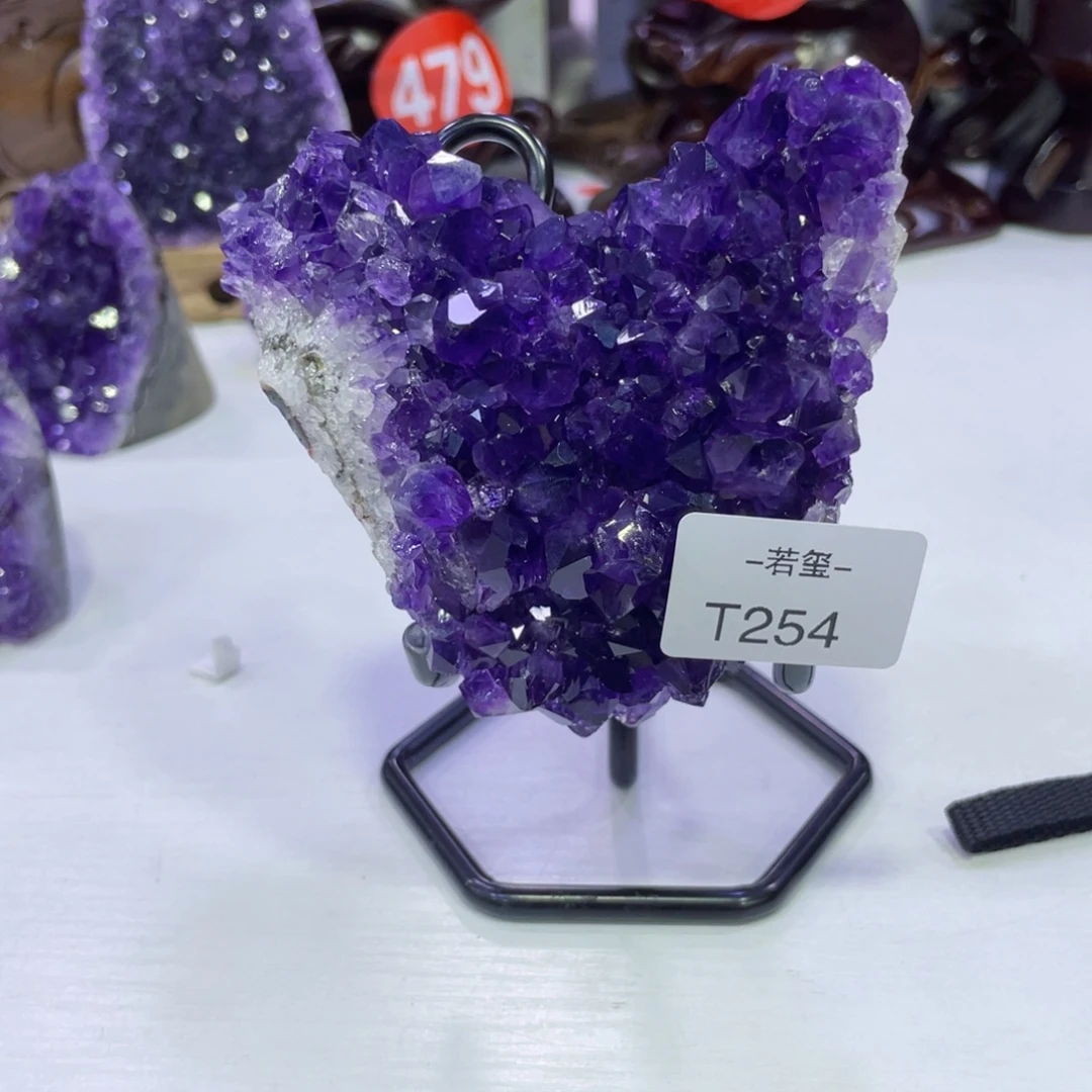 乌拉圭水晶摆件t254