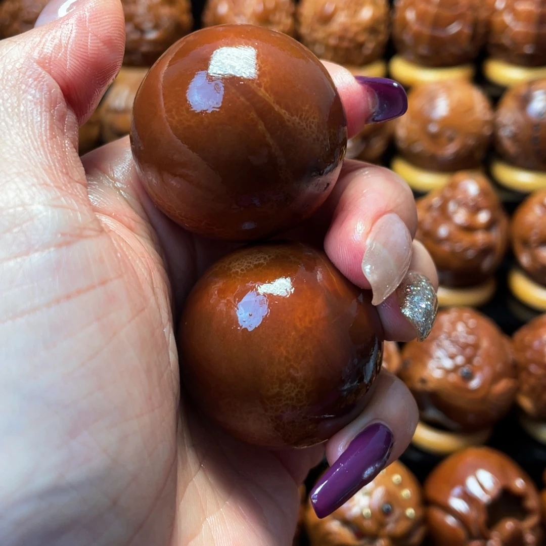 橄榄核把件橄榄球