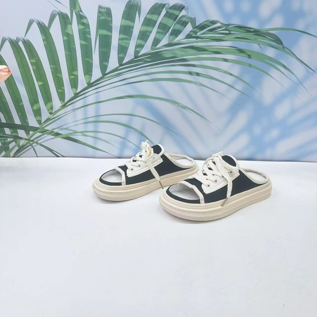 小强家女鞋 芽儿家新款百搭女拖鞋（W6-37-2 ）（W34AYV2642401）