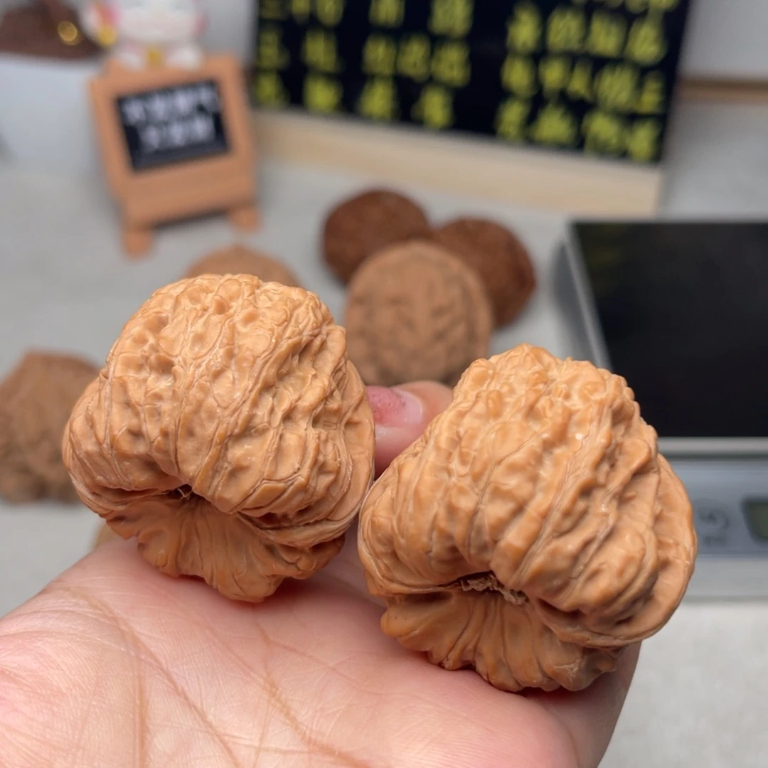 把件文玩核桃凹底