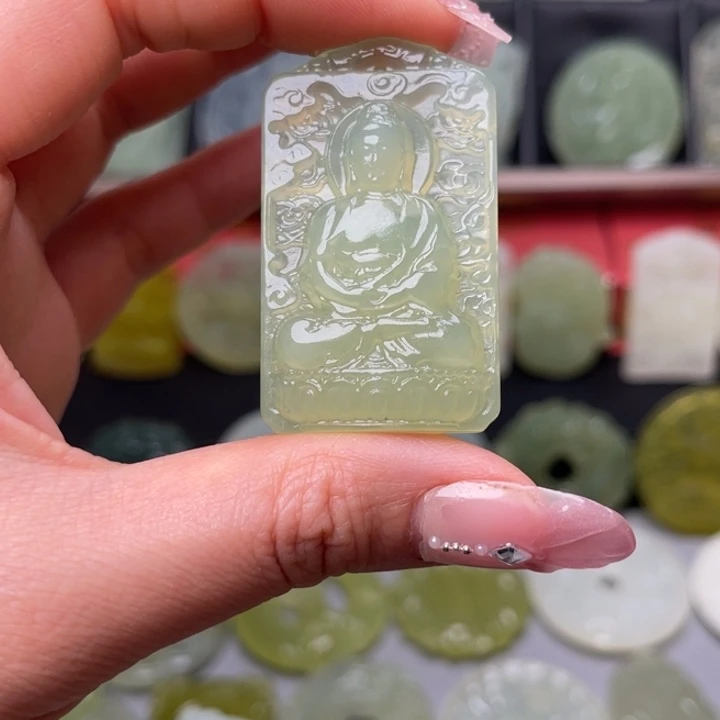 曉***剛岫玉未镶嵌吊坠(赠链)