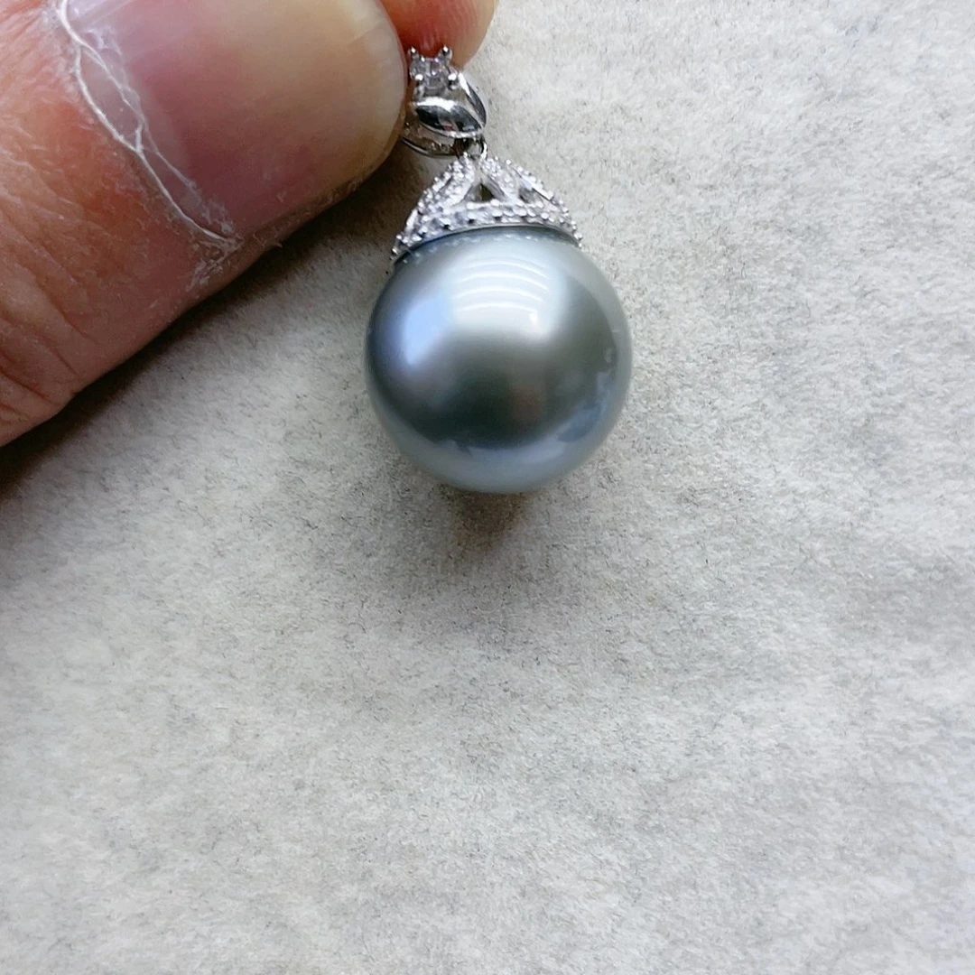 海水珍珠颈饰银S925镶嵌