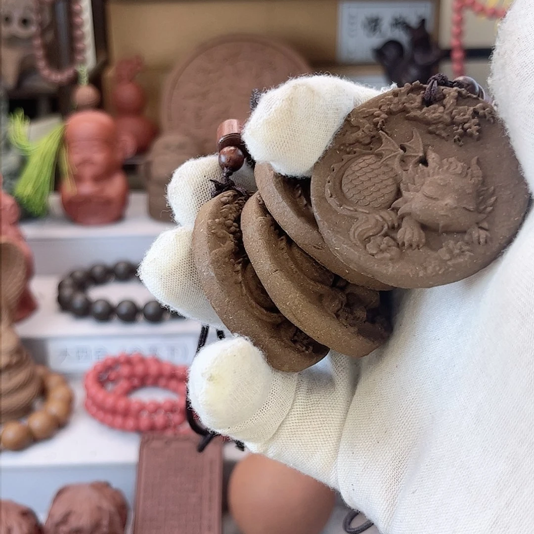 泥塑咖啡香方宝宝龙牌