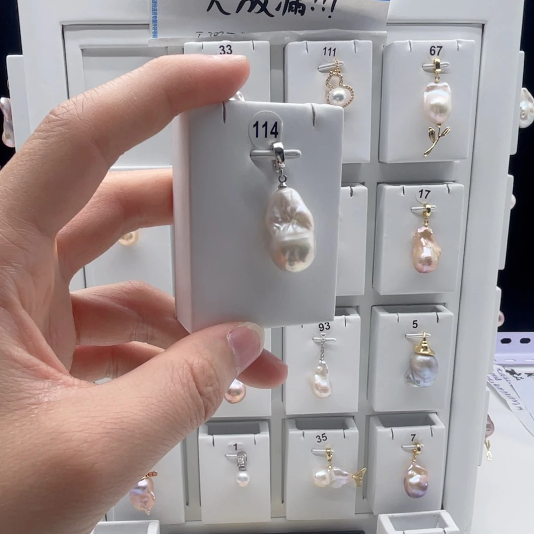 颈饰合金淡水珍珠