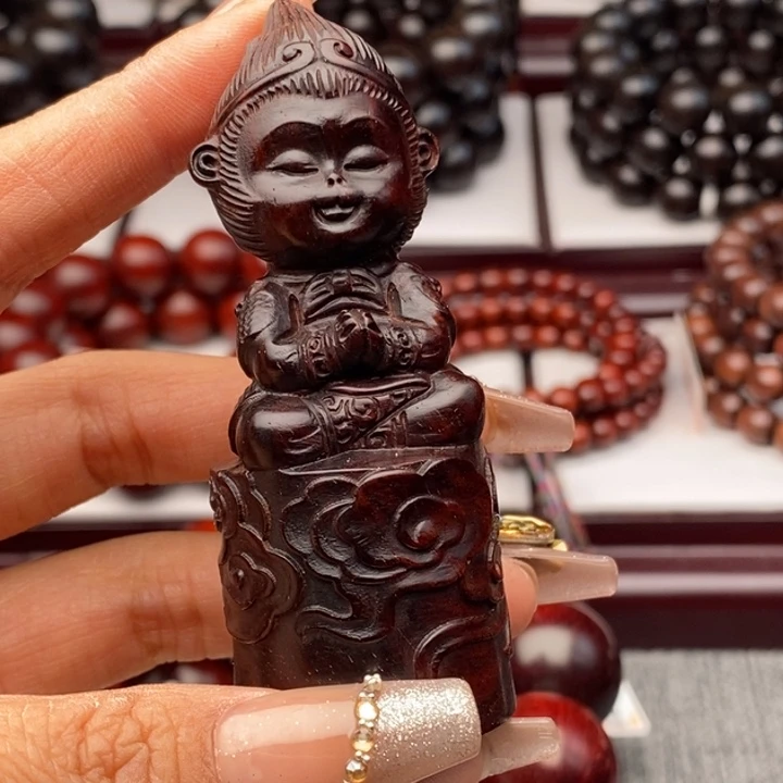 东***能手串/手链小叶紫檀悟空把件