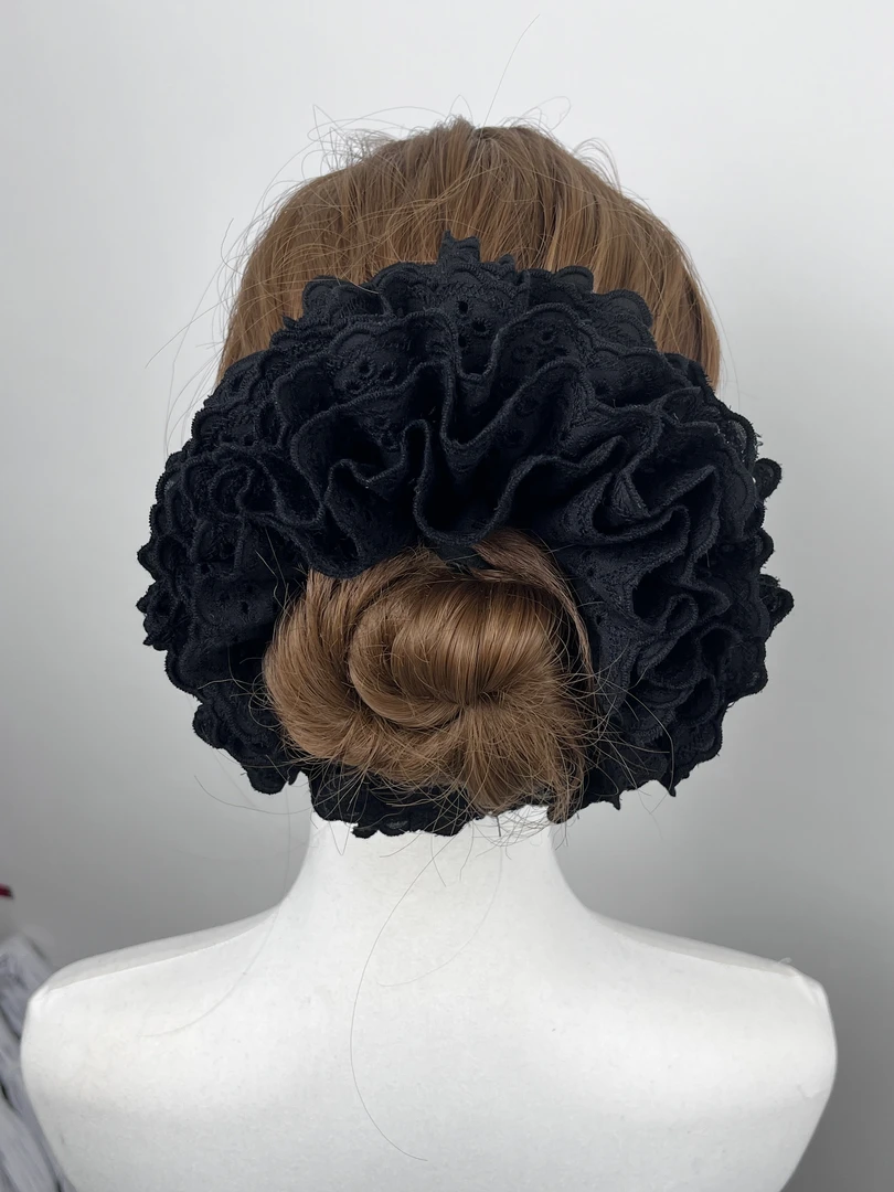 【小洋纯手工定制专属】黑色蕾丝发圈个人手工制品默认微瑕