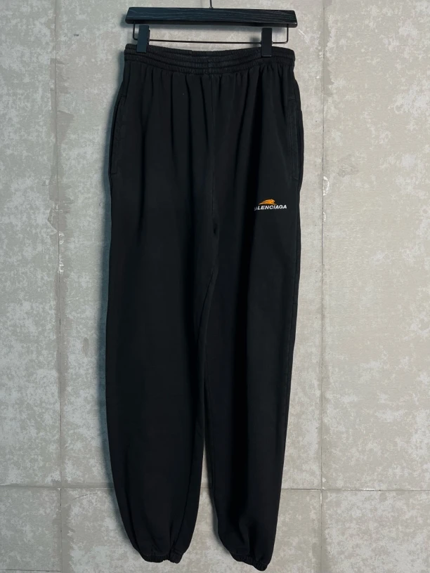 未使用 Balenciaga/巴黎世家 XS*1/黑色虎年刺绣长裤/08781/JP