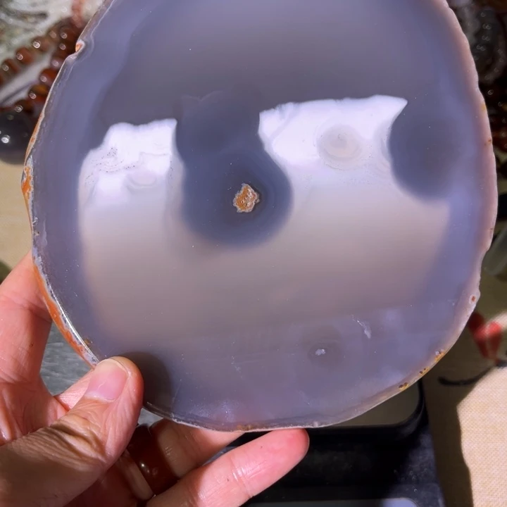 饭***桶未镶嵌玛瑙/玉髓珠宝奇石