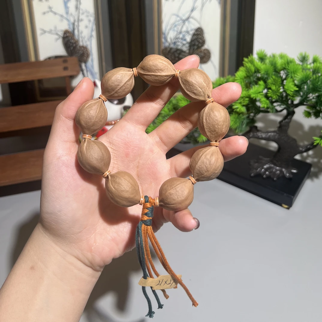 【文帆铁核】21*27三花鲨鱼背素串梅林铁核精品老树核