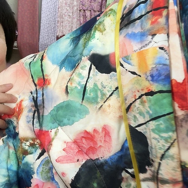 丙纶棉韩香水墨夏粮被