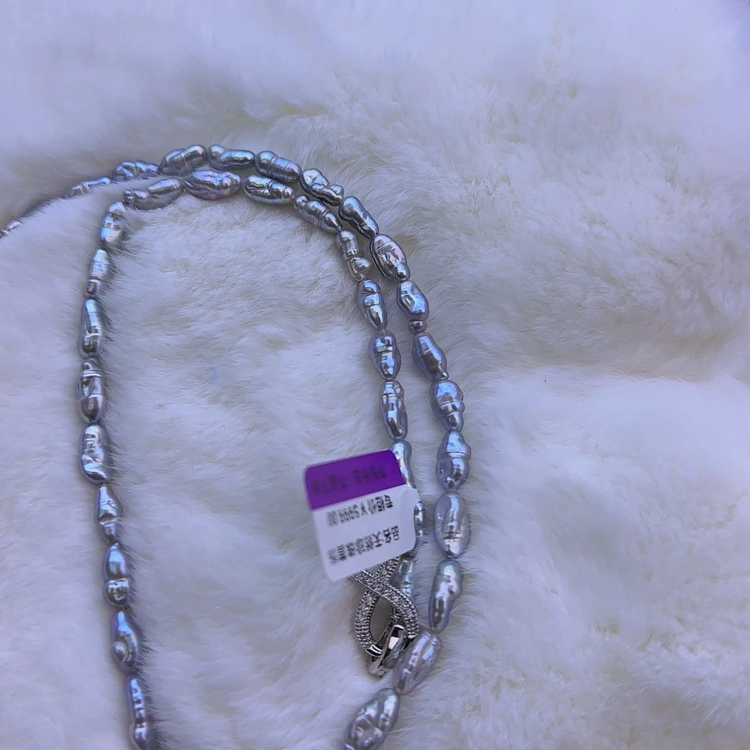 未镶嵌项链定制多样性发货发其一663淡水珍珠