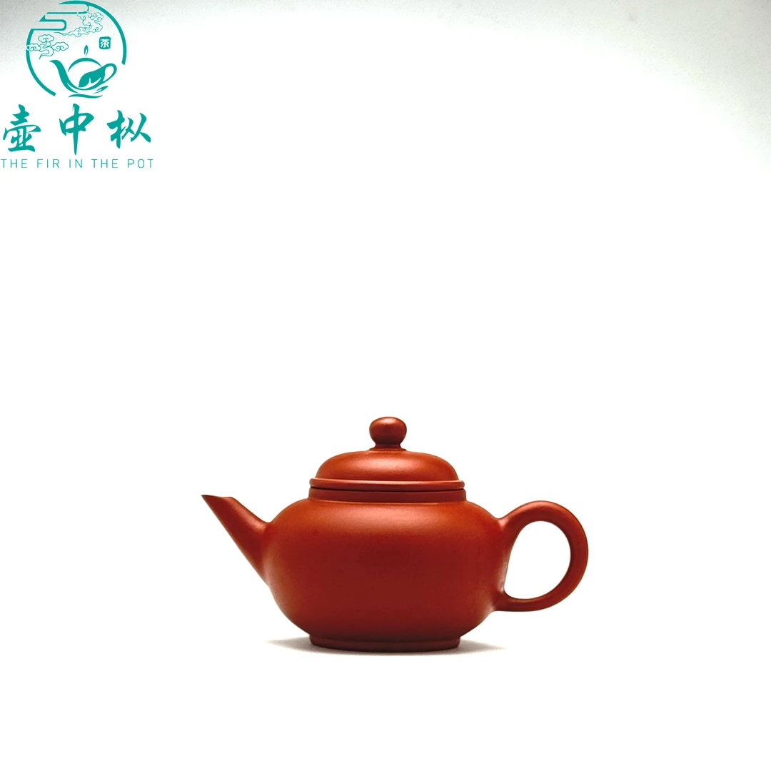 90cc小容量水平壶潮州手拉壶原矿朱泥功夫茶器茶壶半手工家用茶壶
