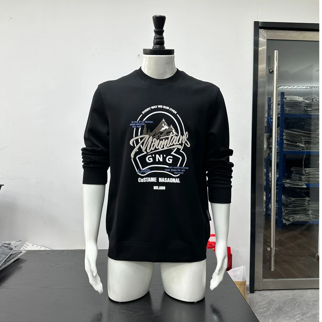 001男士高品质套头卫衣欧货长袖时尚休闲潮流秋冬