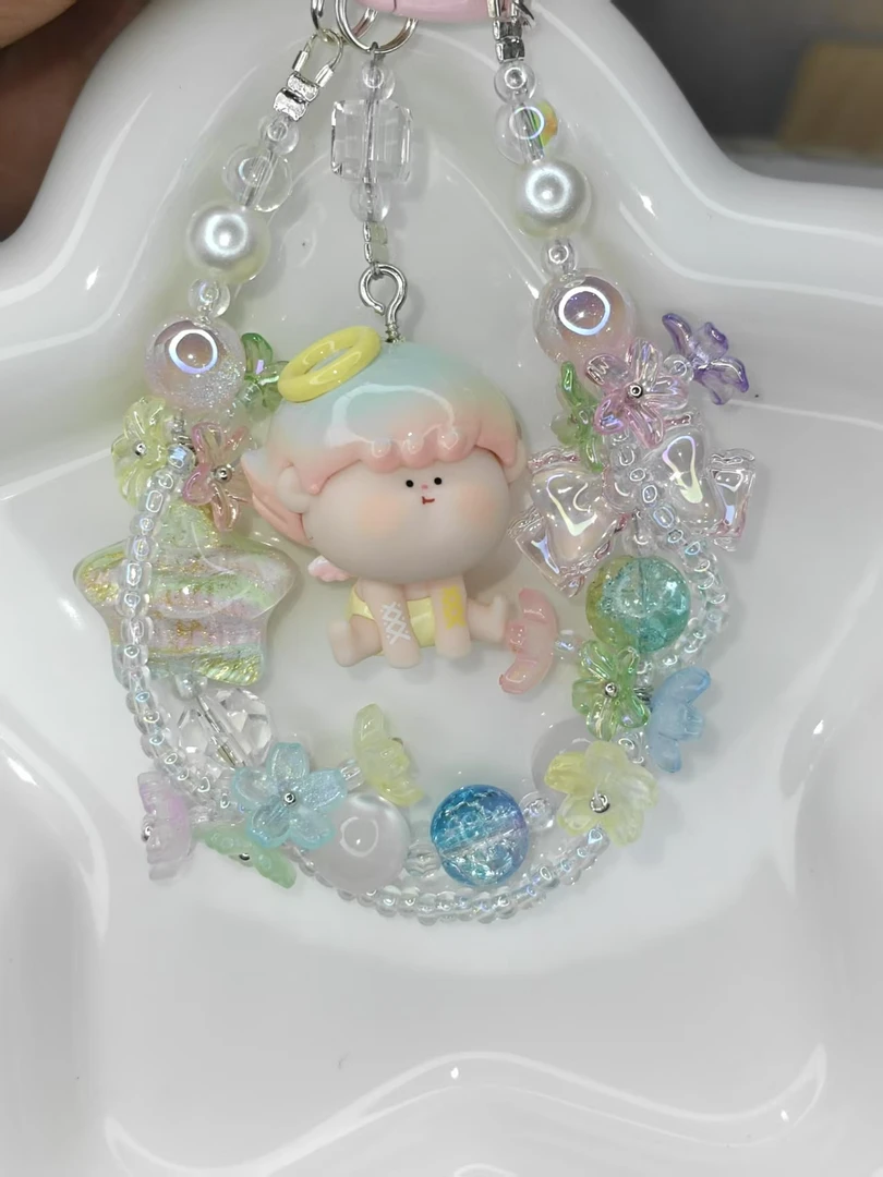 DIY手机链手工串珠包包链钥匙链