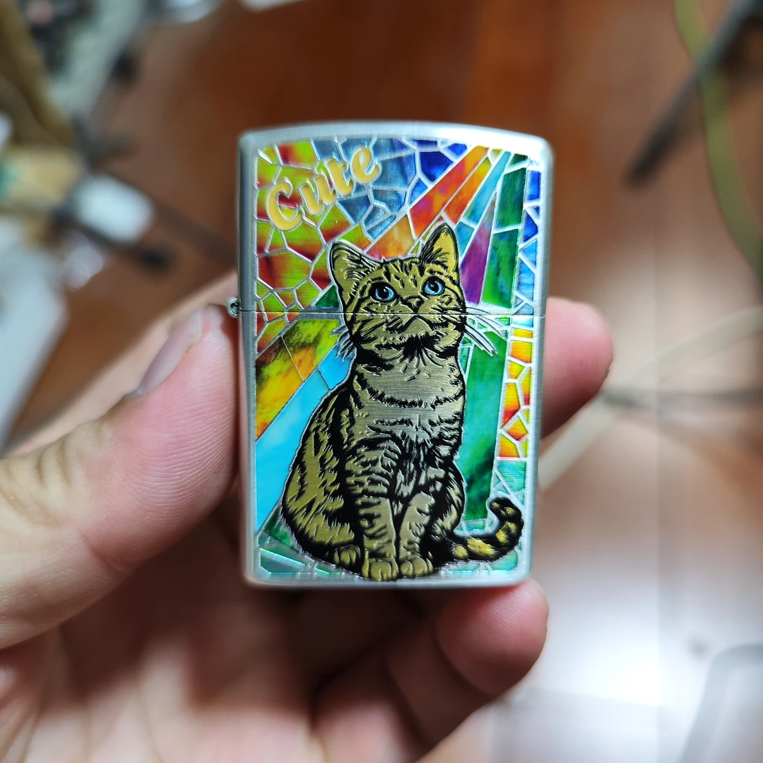 佐罗 二代望月喵钛内胆防风煤油打火机