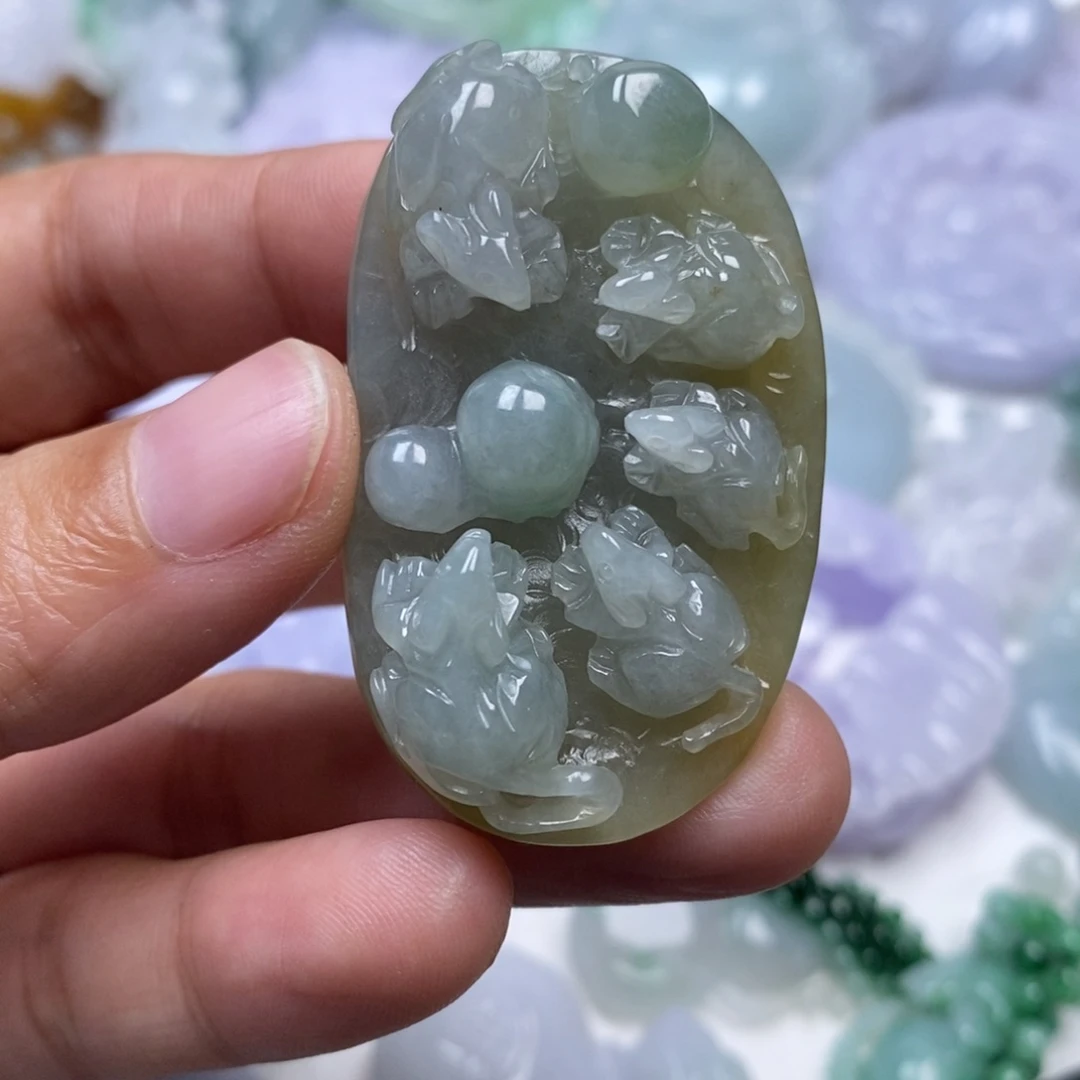 颈饰未镶嵌翡翠翡翠
