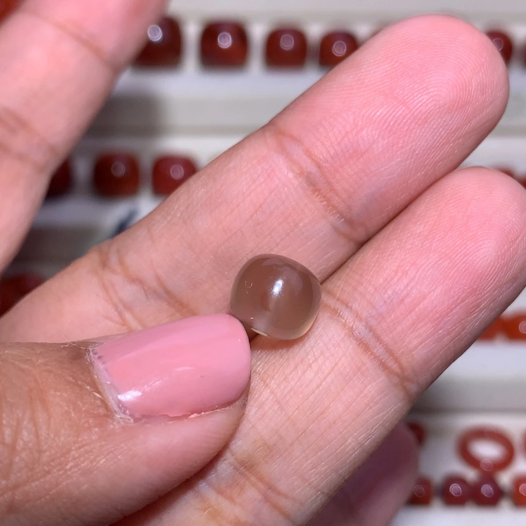 南红玛瑙未镶嵌老型8.5×7.5荔枝冻