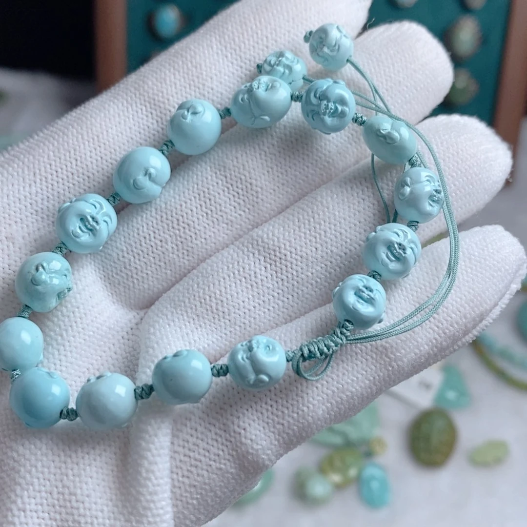 绿松石珠宝奇石未镶嵌