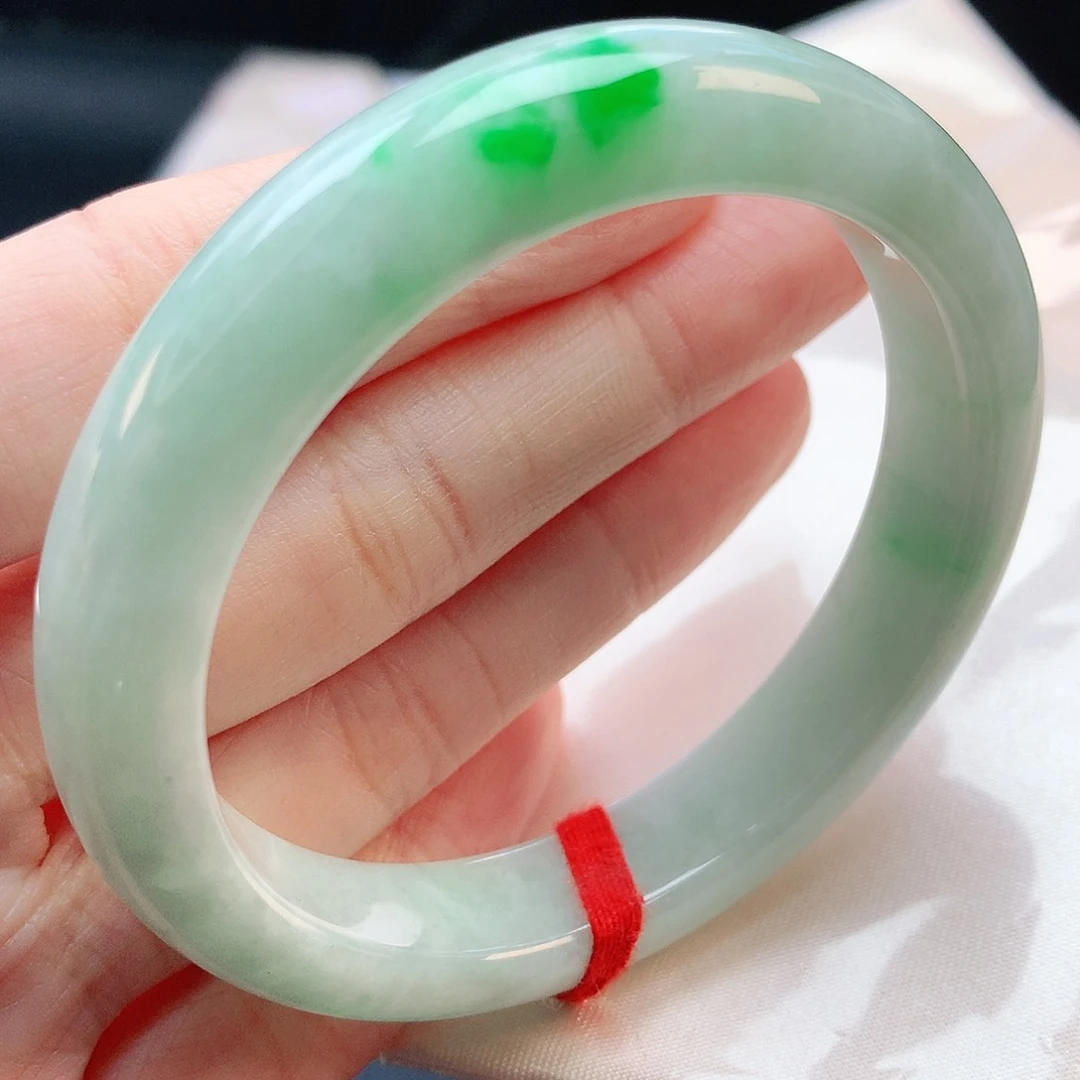 未镶嵌手镯翡翠54圈口882540